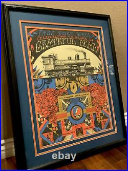 Greatful Dead? . Fare Thee Well Poster Framed Matterd. Signed No Ship