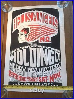 Hells Angels Big Brother Merry Pranksters Gut Poster