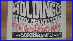 Hells Angels Big Brother & The Holding Company, Merry Pranksters Gut Poster 1966