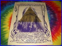 Human Be In Grateful Dead Stanley Mouse Timothy Leary Jan. 14 1967 Concert Poster