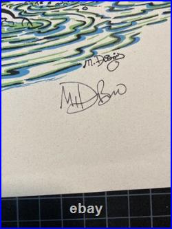 Hypnocycle Grateful Dead Jerry Original Silkscreen Art Print Dubois