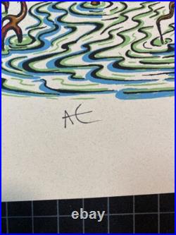 Hypnocycle Grateful Dead Jerry Original Silkscreen Art Print Dubois