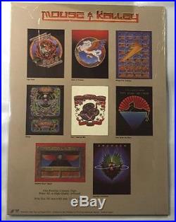 In Original Shrink Wrap 1979 Mouse & Kelley Portfolio Eight Prints Grateful Dead