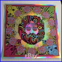 JERRY GARCIA 2018 RAINBOW FOIL Variant Bicycle Day GRATEFUL DEAD #43/75 Poster