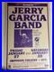 JERRY GARCIA BAND Orpheum Theatre, San Francisco 1989 ORIGINAL POSTER RARE