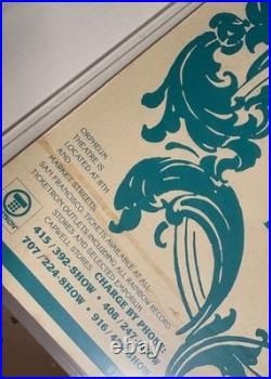 JERRY GARCIA BAND Orpheum Theatre San Francisco 1989 Original Poster RARE