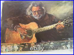 JERRY GARCIA COMMEMORATIVE SERIGRAPH Numbered Print 2906/5000 withCertificate