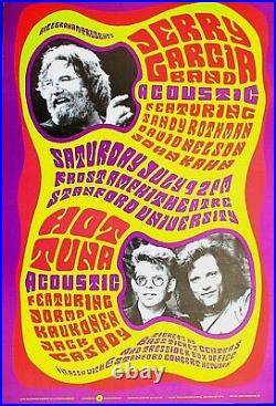 JERRY GARCIA POSTER HOT TUNA Grateful Dead Stanford U. BGP23 ORIG Bill Graham 88