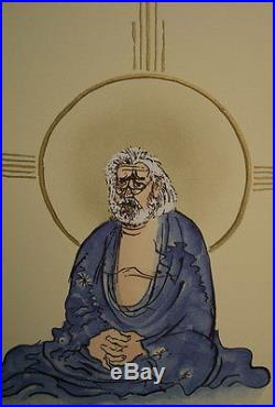 JERRY GARCIA as the BODHIDHARMA Signed by Roberta Weir-1996-Very Cool-NEVER SOLD