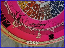 Jefferson Airplane Grateful Dead Signed Garcia Autographed Concert Poster