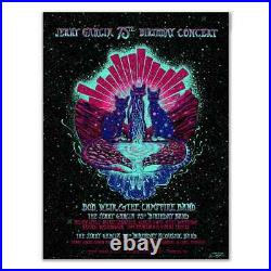 Jerry Garcia 75th Birthday Concert Red Rocks Colorado 2017 1st Ed. Rare Poster