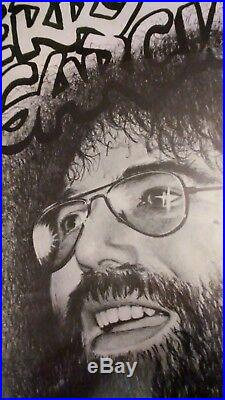 Jerry Garcia Armadillo World Headquarters BONUS back poster original RARE AUSTIN