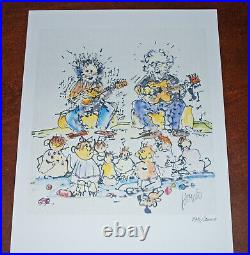 Jerry Garcia Art Print Not 4 For Kids Only Grateful Dead Poster #/1000 Grisman