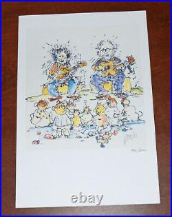 Jerry Garcia Art Print Not 4 For Kids Only Grateful Dead Poster #/1000 Grisman