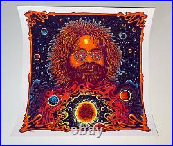 Jerry Garcia Art Print Poster Grateful Dead Bicycle Day Silkscreen 2022 X/500