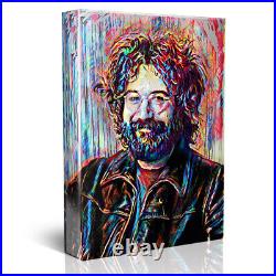 Jerry Garcia Artwork, Grateful Dead Canvas, GD Poster, The Dead, Jerry Print