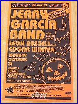 Jerry Garcia Band Halloween Costume Ball 1988 Concert Poster grateful dead