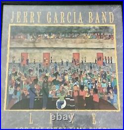 Jerry Garcia Band Live Promotional Poster 1991-RARE! Matted & Framed Awesome