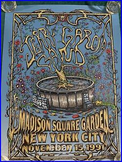 Jerry Garcia Band Live Vol. 16 New York 11/15/91 Poster #269/500 Signed 1991