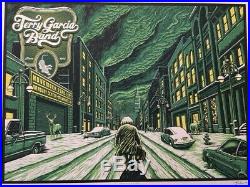 Jerry Garcia Band Milwaukee 11/23/1991 SIGNED NUMBERED POSTER Grateful Dead RARE