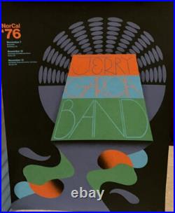 Jerry Garcia Band Poster Grateful Dead NorCal 1976 California #ed/750 Signed