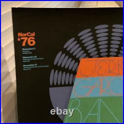 Jerry Garcia Band Poster Grateful Dead NorCal 1976 California #ed/750 Signed Jerry Garcia Band Poster Grateful Dead NorCal 1976 California #ed/750 Signed