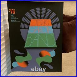 Jerry Garcia Band Poster Grateful Dead NorCal 1976 California #ed/750 Signed