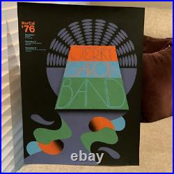 Jerry Garcia Band Poster Grateful Dead NorCal 1976 California #ed/750 Signed