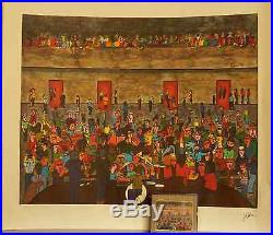 Jerry Garcia Band Signed Poster of Cover Art by John Kahn, Artist Bassist