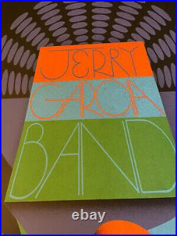Jerry Garcia Band poster By Robbie Smith. Limited Edition. 14/50 Signed