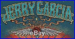 Jerry Garcia Bed of Roses art print designed by Marq Spusta -grateful dead