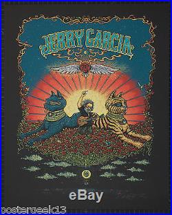 Jerry Garcia Bed of Roses by Marq Spusta -grateful dead