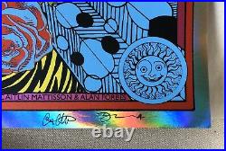 Jerry Garcia Bicycle Day 2018 Rainbow Foil Grateful Dead Variant Poster # 43/75