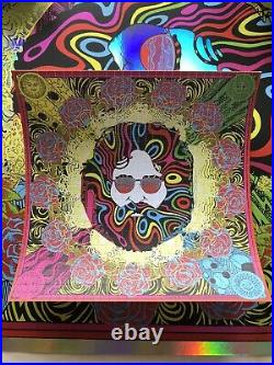 Jerry Garcia Bicycle Day 2018 Rainbow Foil Grateful Dead Variant Poster # 43/75
