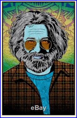 Jerry Garcia Chuck Sperry Art Print Poster Tangled Up In Blue Grateful Dead