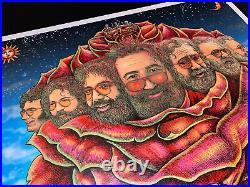 Jerry Garcia Emek Art Print Poster Grateful Dead Bicycle Day S/N Silkscreen 2020