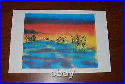 Jerry Garcia Fine Art Print Wetlands I Lithograph Poster #735/1000 Grateful Dead