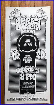 Jerry Garcia/Grateful Dead/Concert Poster/c. 1977/Psychedelic Poster/New Paltz, NY