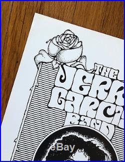 Jerry Garcia/Grateful Dead/Concert Poster/c. 1977/Psychedelic Poster/New Paltz, NY