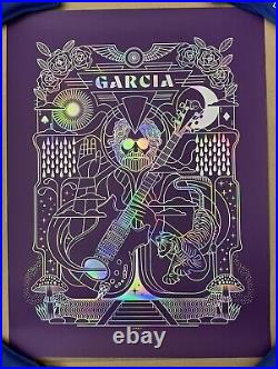 Jerry Garcia Grateful Dead Poster RAINBOW FOIL VARIANT BNG #39 of 125
