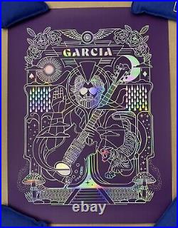 Jerry Garcia Grateful Dead Poster RAINBOW FOIL VARIANT BNG #39 of 125
