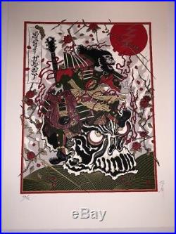 Jerry Garcia Grateful Dead Samurai Jerry Poster Art Print Limited Kimura 1st Ed