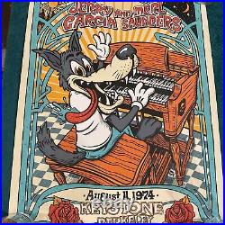 Jerry Garcia Live Vol. 9 Poster Signed & # 0f Only 500. 8/11/74 Berkeley, CA