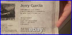 Jerry Garcia Poster By Joseph Divincenzo #3148/5000 With Certificate of authentici