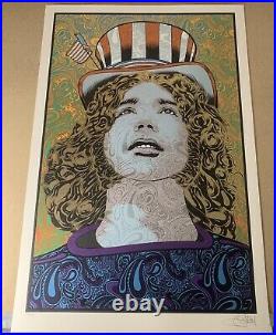Jerry Garcia Poster Grateful Dead Chuck Sperry Signed And Numbered