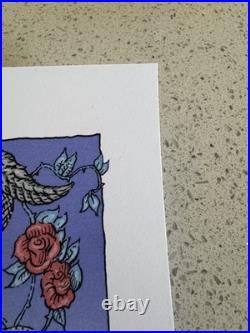 Jerry Garcia SOLD OUT Poster Official David Welker Cerulean #/250