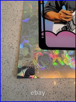Jerry Garcia SOLD OUT Poster Rose Foil Paul Mann 18x24 Grateful Dead