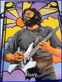 Jerry Garcia SOLD OUT Poster Rose Foil Paul Mann 18x24 Grateful Dead Jerry Garcia SOLD OUT Poster Rose Foil Paul Mann 18x24 Grateful Dead