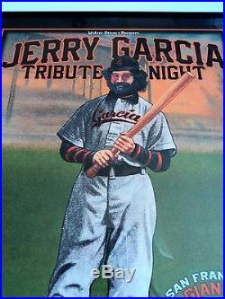Jerry Garcia San Francisco Giants Poster SGA 8/12/14 Chris Shaw SIGNED Framed
