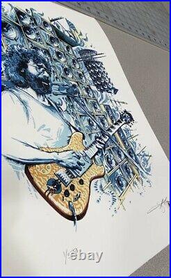 Jerry Garcia Stella Blue AJ Masthay Grateful Dead Company Giclee Poster Print GD